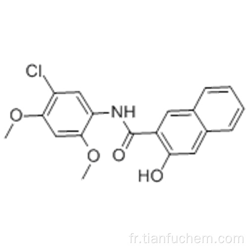 2-Naphtalènecarboxamide, N- (5-chloro-2,4-diméthoxyphényl) -3-hydroxy- CAS 92-72-8